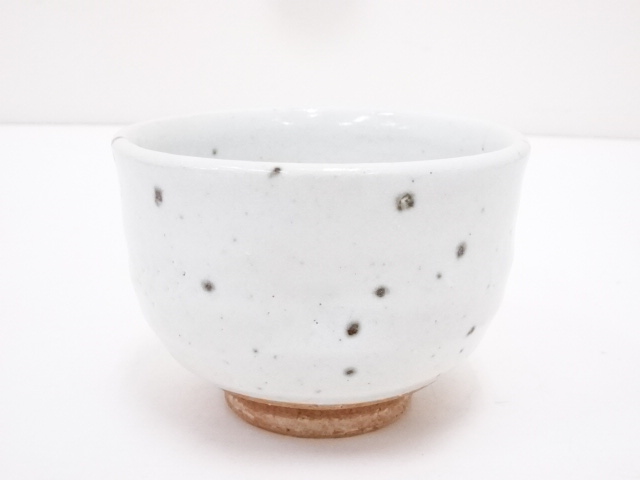 JAPANESE TEA CEREMONY / CHAWAN(TEA BOWL) / WHITE GLAZE